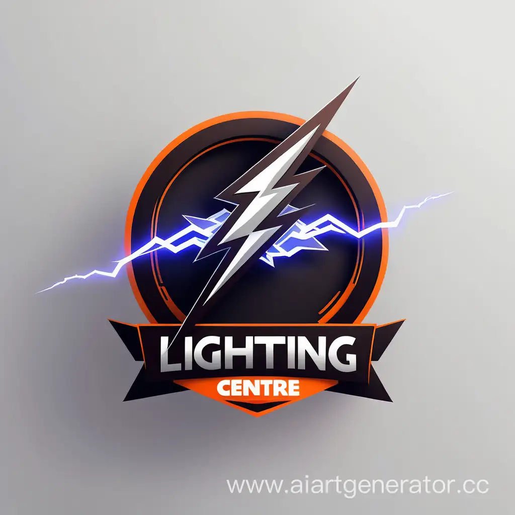 Logotype for modern carting centre “lightning”