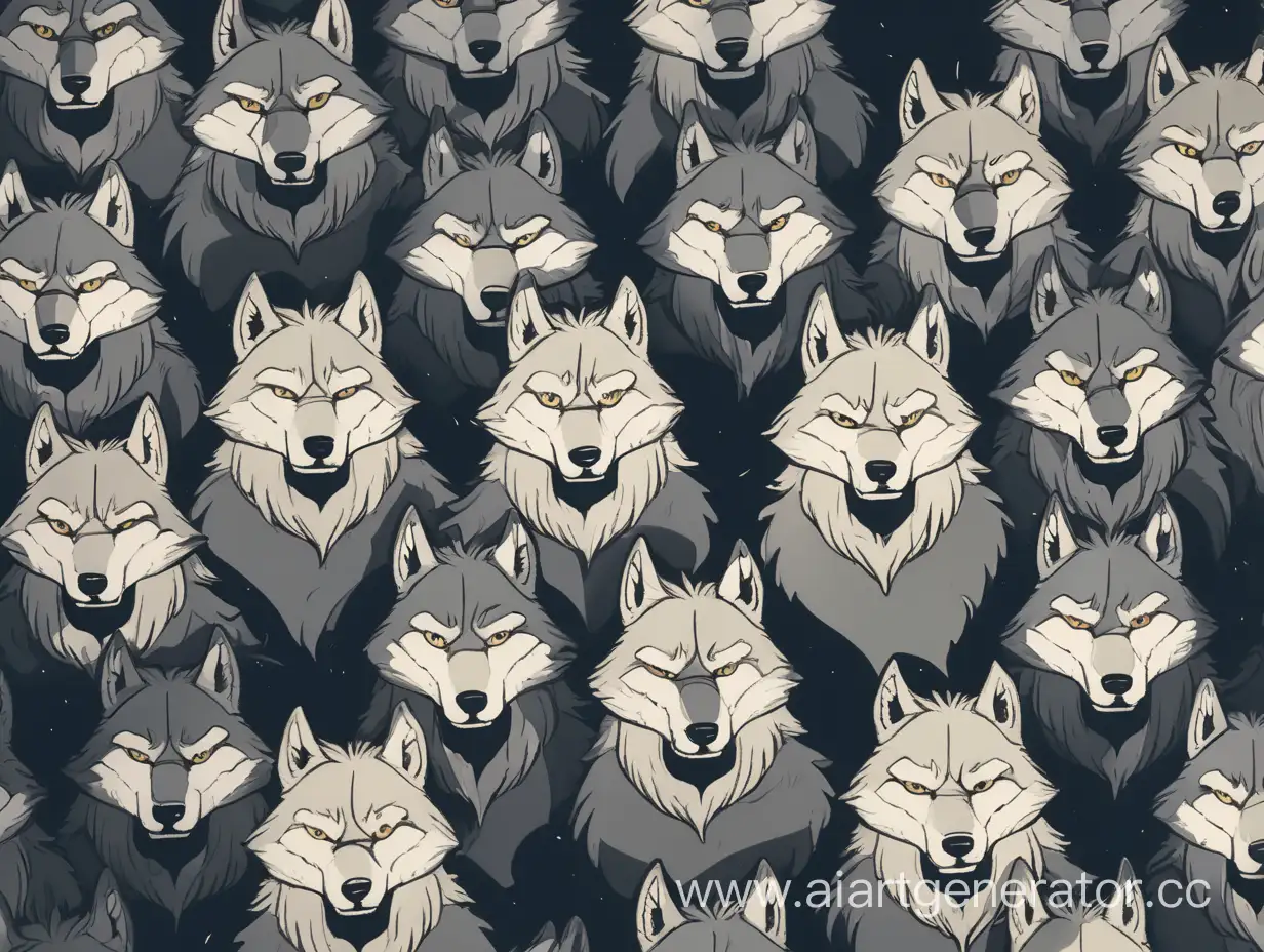 Mournful-Pack-of-Wolves-in-Nostalgic-90s-Anime-Style