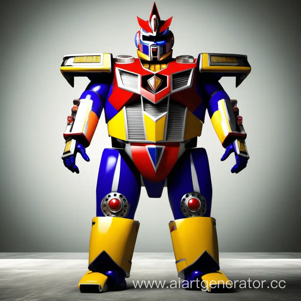 Overweight-Individual-Wearing-Megazord-Costume-at-Comic-Convention