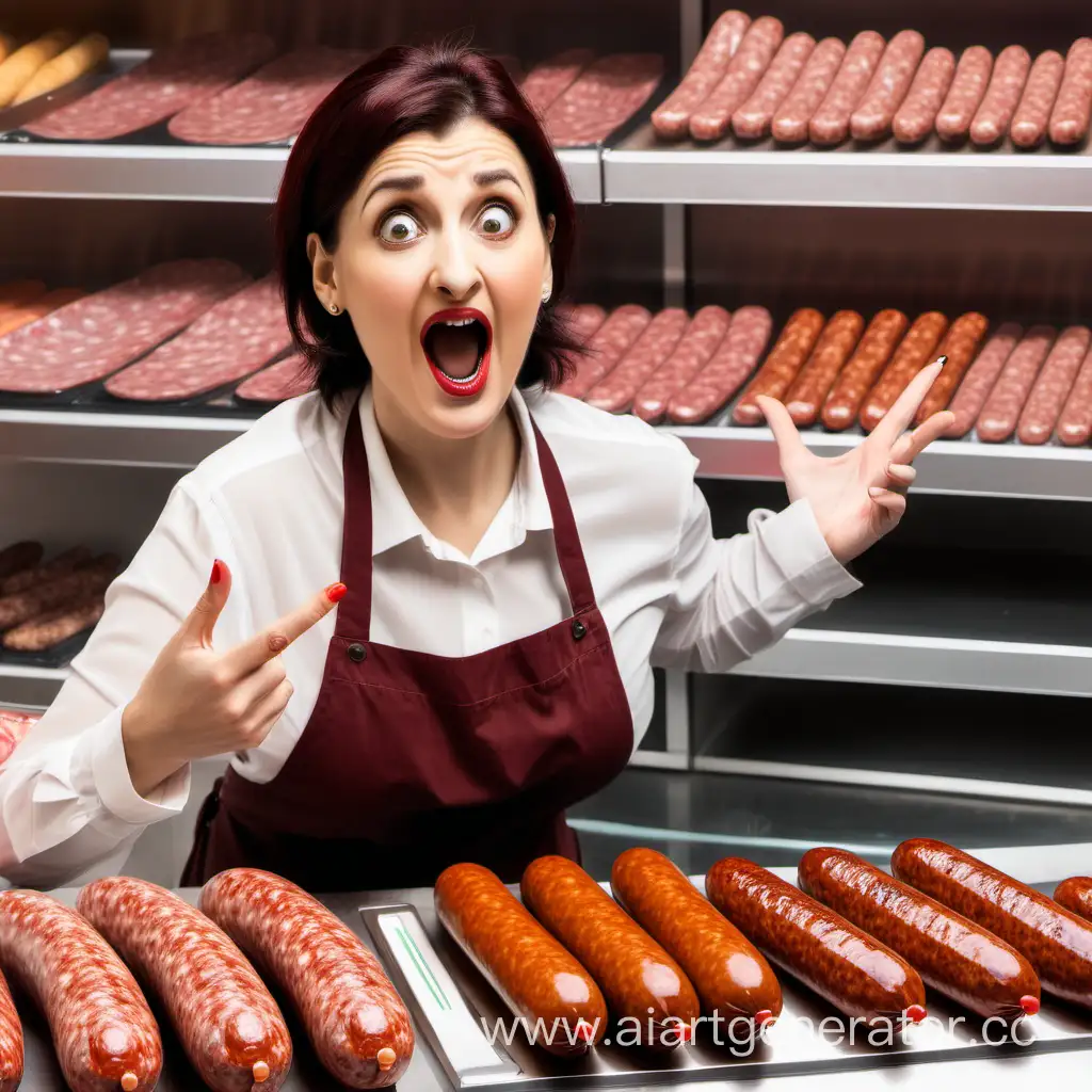 Swearing-Sausage-Seller-Animated-Expression-in-a-Busy-Market-Stall