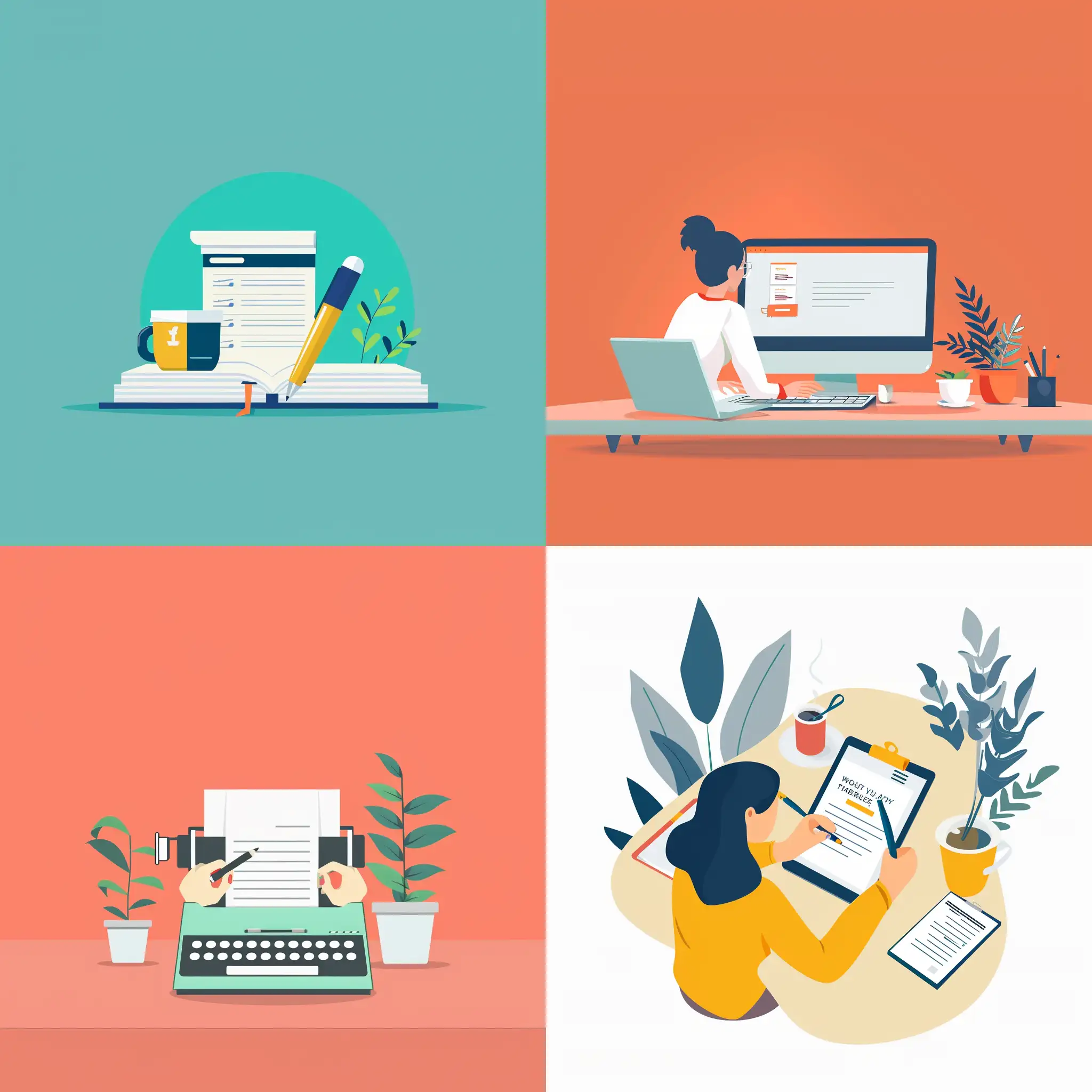 illustration a minimal graphic image "writing weblog content about How to build ecommerce website in Tabriz city in Iran" with a plain color background