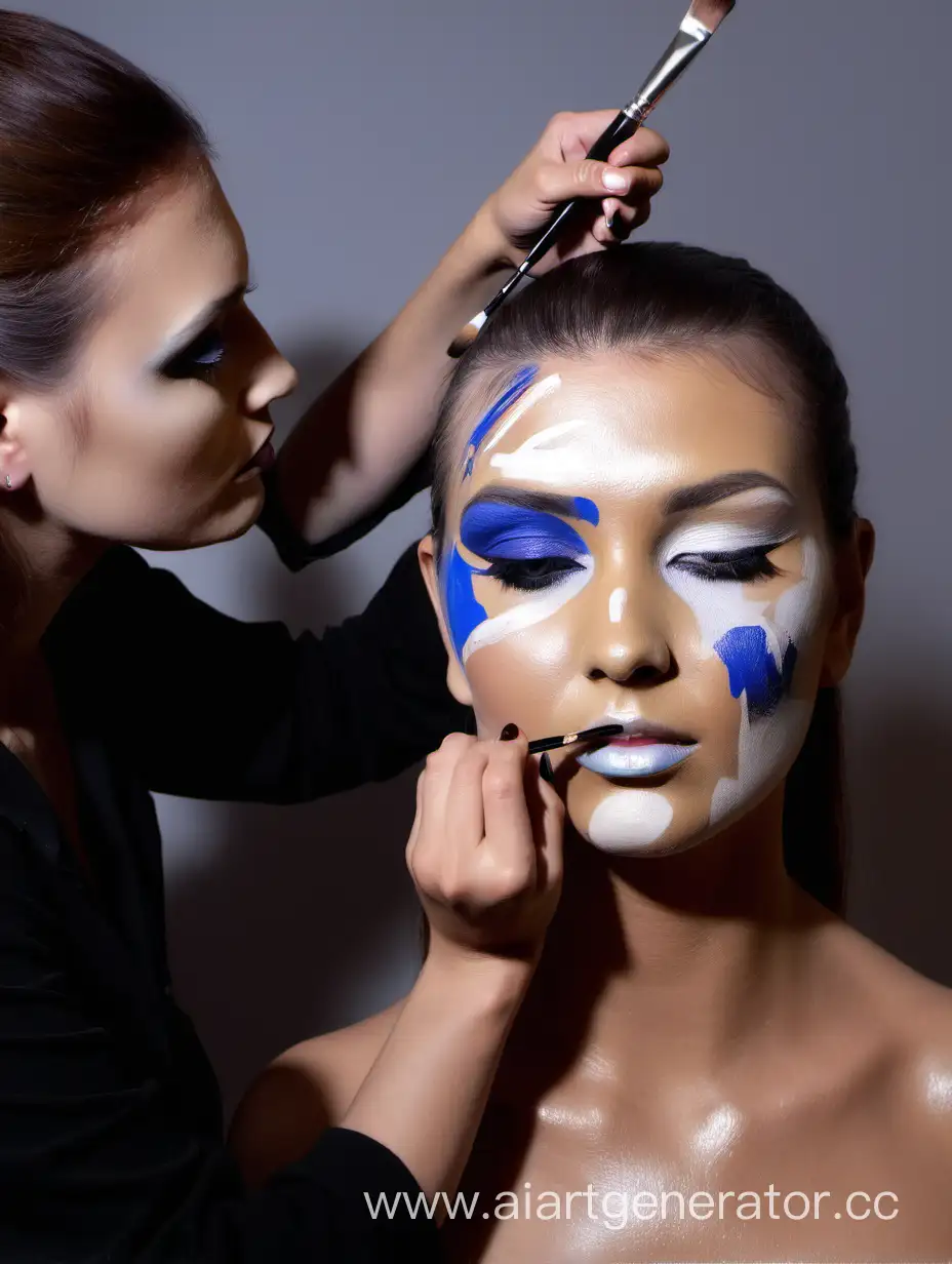 Professional-Makeup-Artist-Creating-Stunning-Look-for-Model