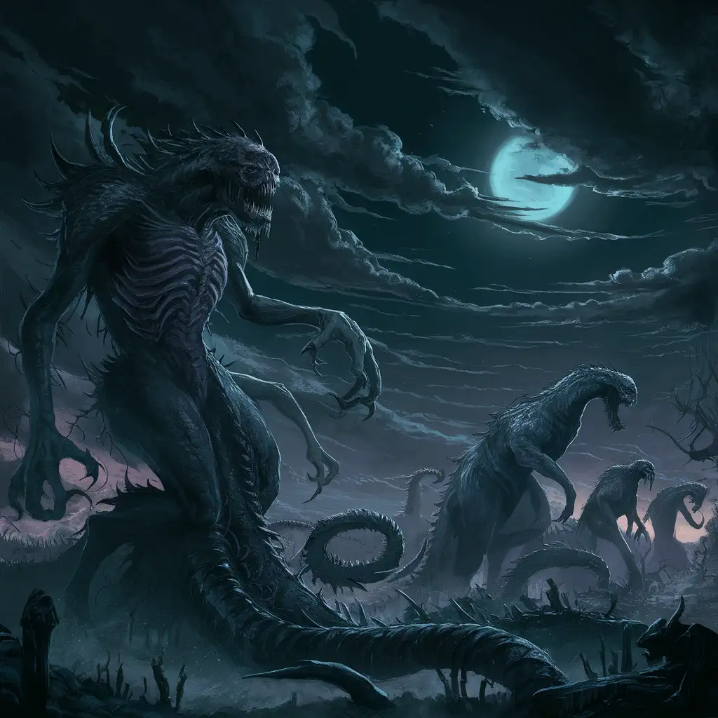 Terrifying Black Magic Monsters Roaming the Dark World of the Dead
