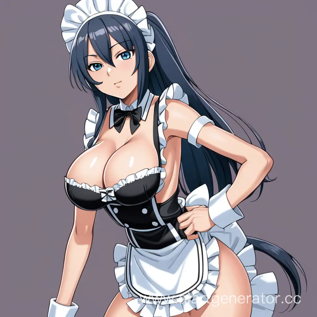 Seductive-Anime-Maid-with-Striking-Features