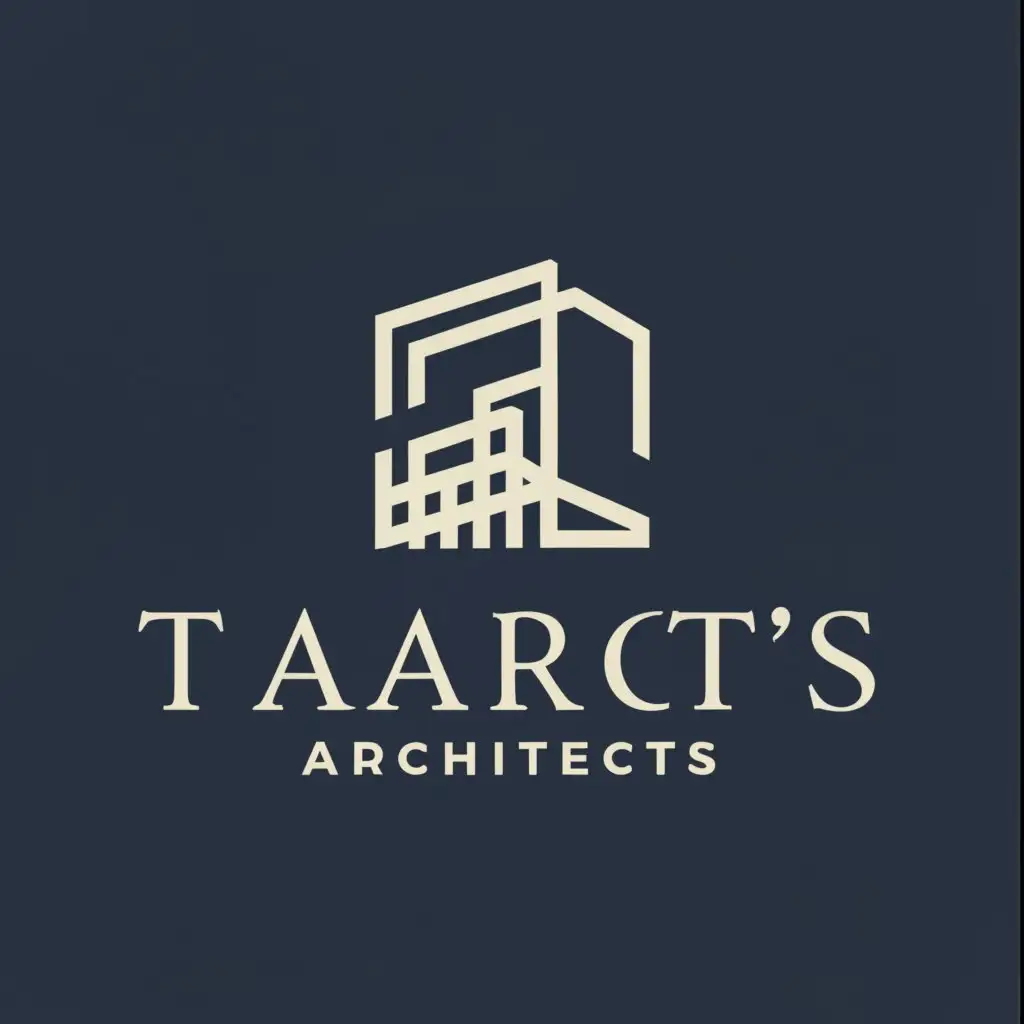 a logo design,with the text "TIARET's Architects", main symbol:Tarch,Moderate,be used in Internet industry,clear background