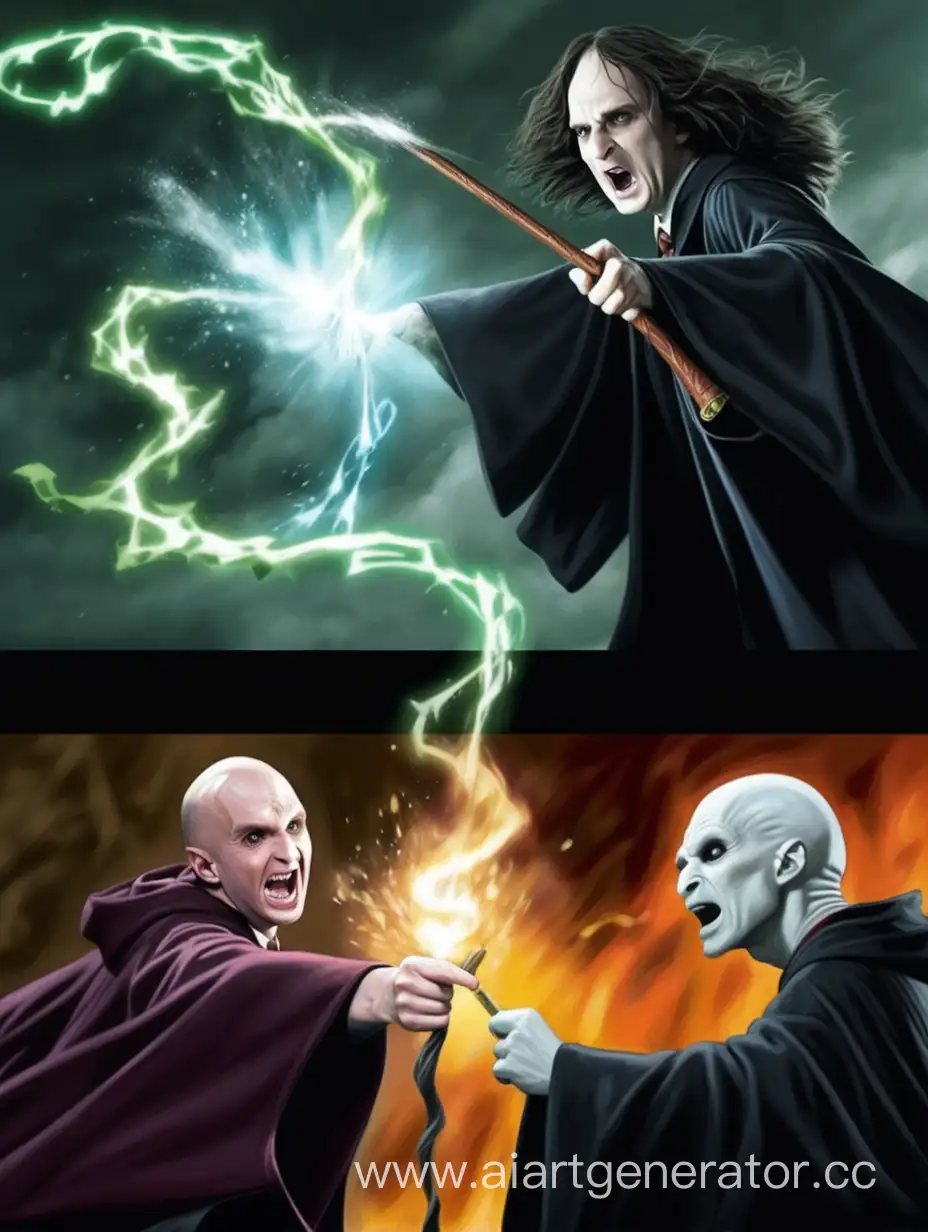 Гарри Поттер против Волан-деМорта