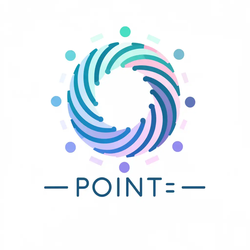 a logo design,with the text "– point –", main symbol:Cosmos, colors,Moderate,clear background