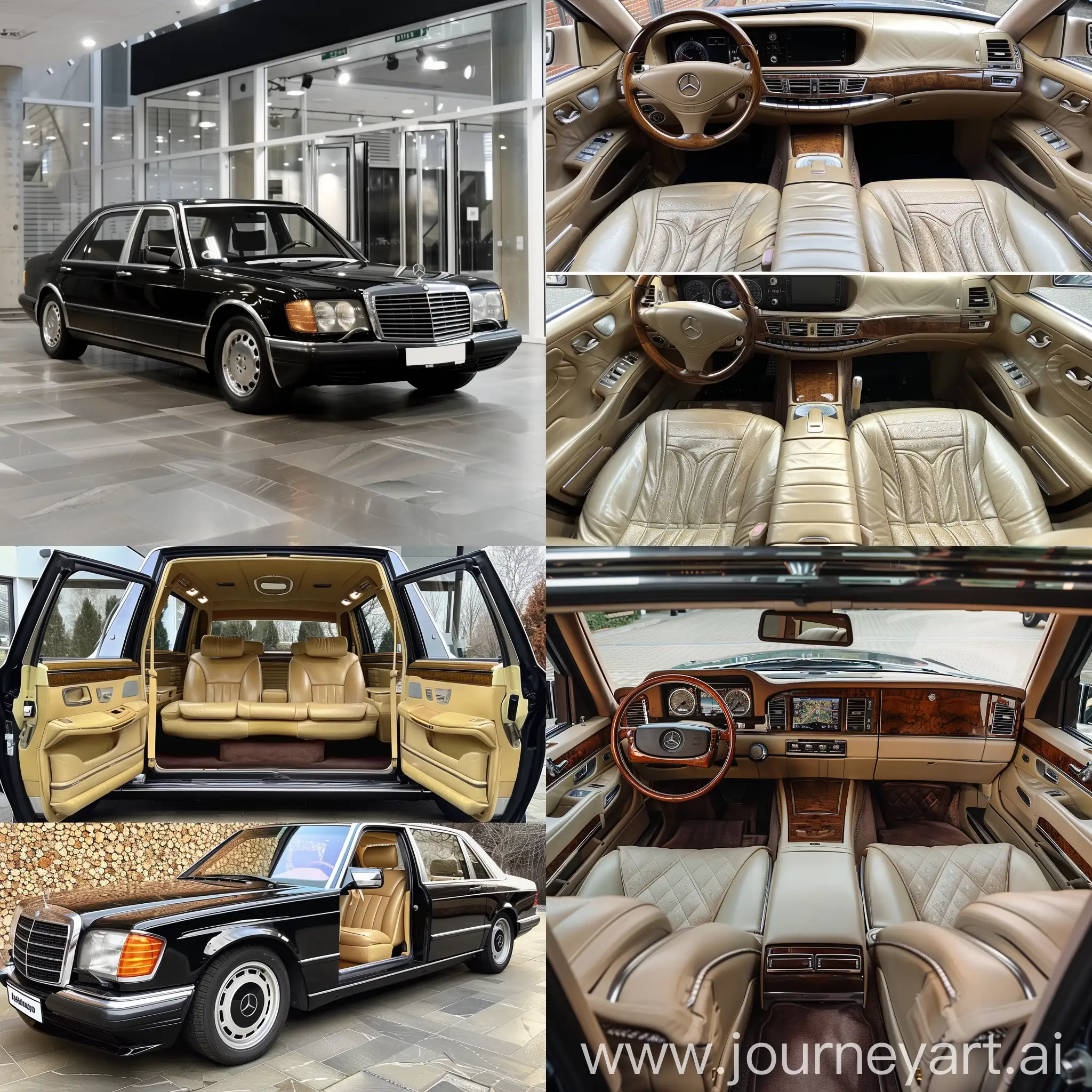 Luxurious-Mercedes-S-600-Model-1996-with-Two-Floors-and-V6-Engine