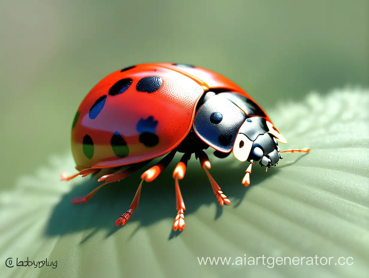 Vibrant-Ladybug-in-Lush-Garden-Habitat-Natures-Tiny-Marvels