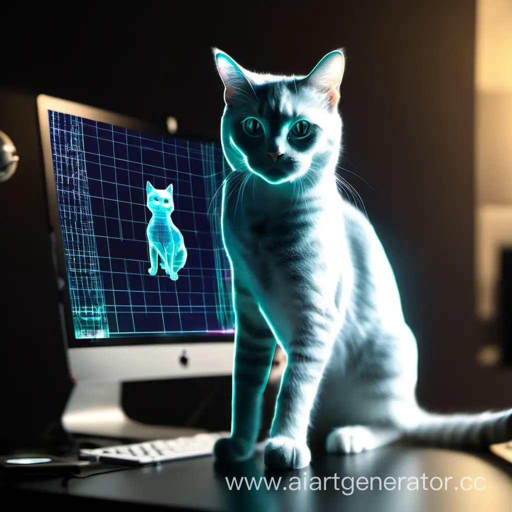 Virtual-Assistant-Cat-Hologram-Enhancing-Programmer-Productivity