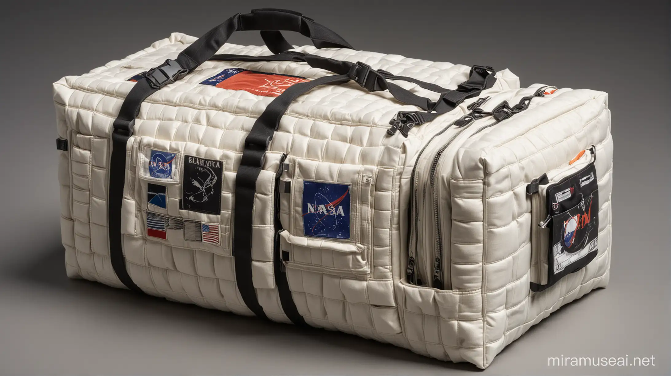 ein modulares Taschensystem aus unterschiedlichen Cubes, textil, NASA