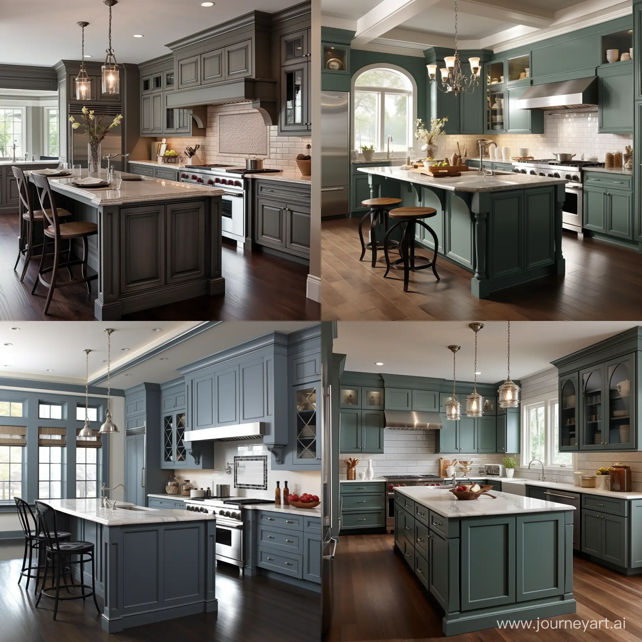 cabinets kitchen color ideas 2024