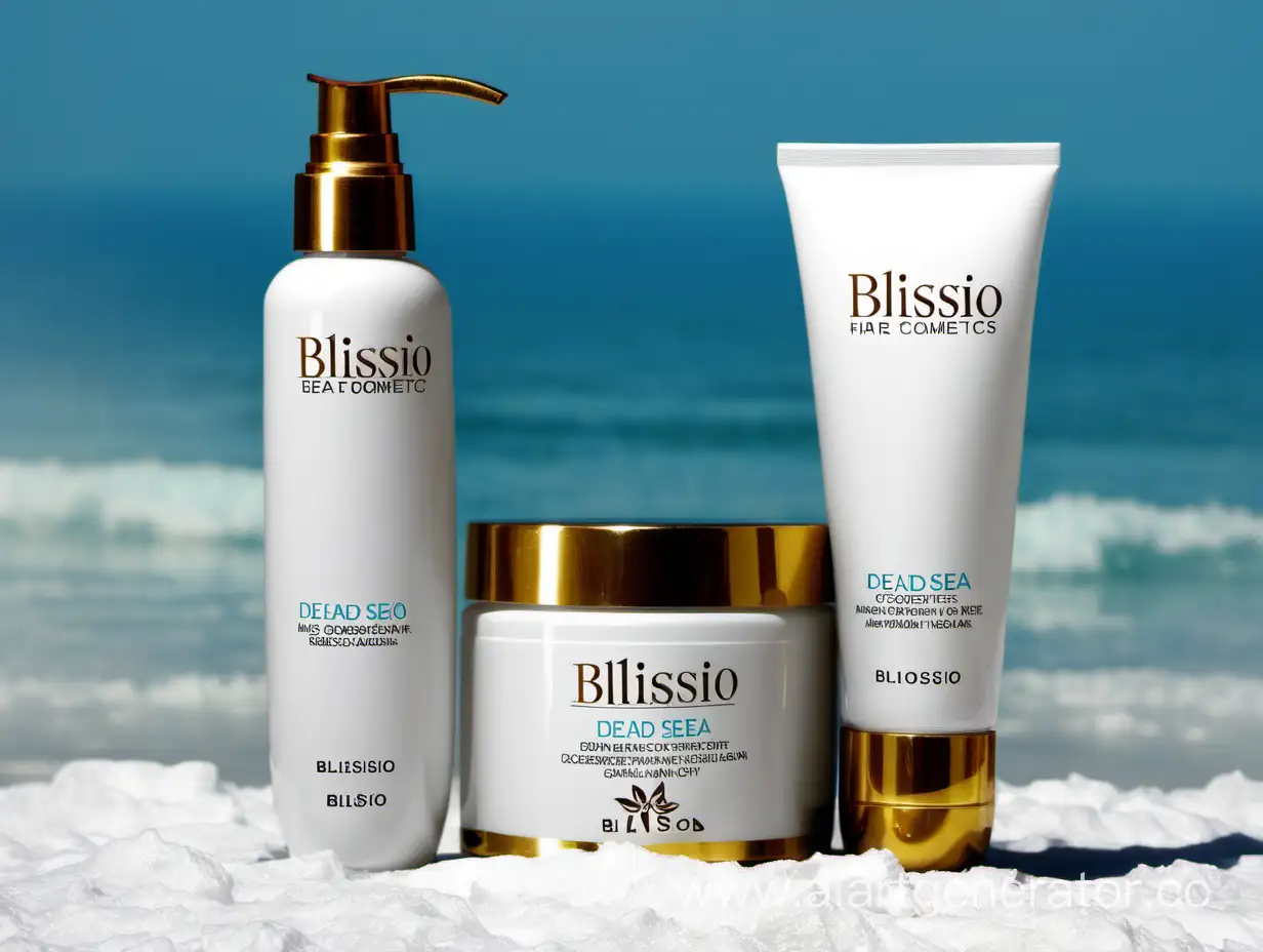 "BLISSIO" dead sea cosmetics, hair care
