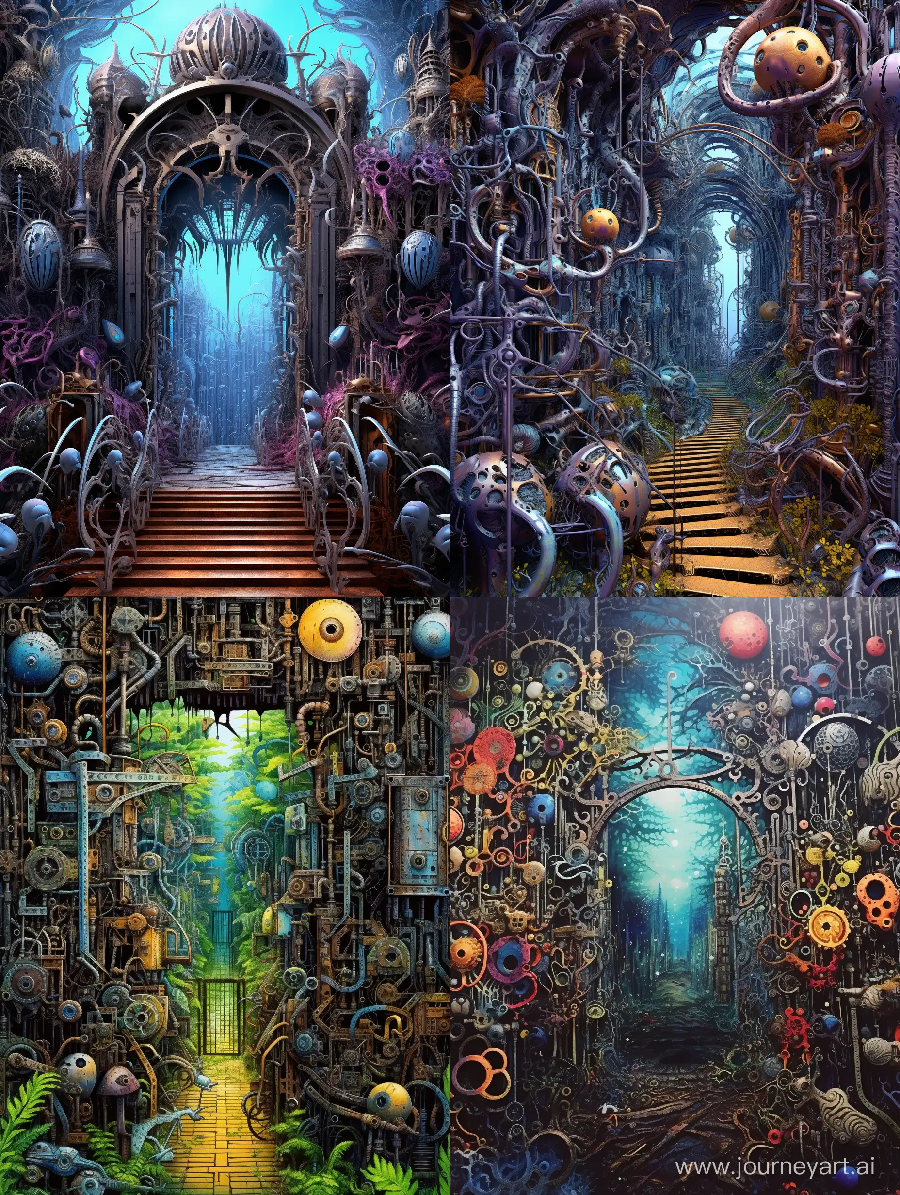 Dreamscape-Gates-Surreal-Iron-Fusion-Entrance-to-the-Underworld