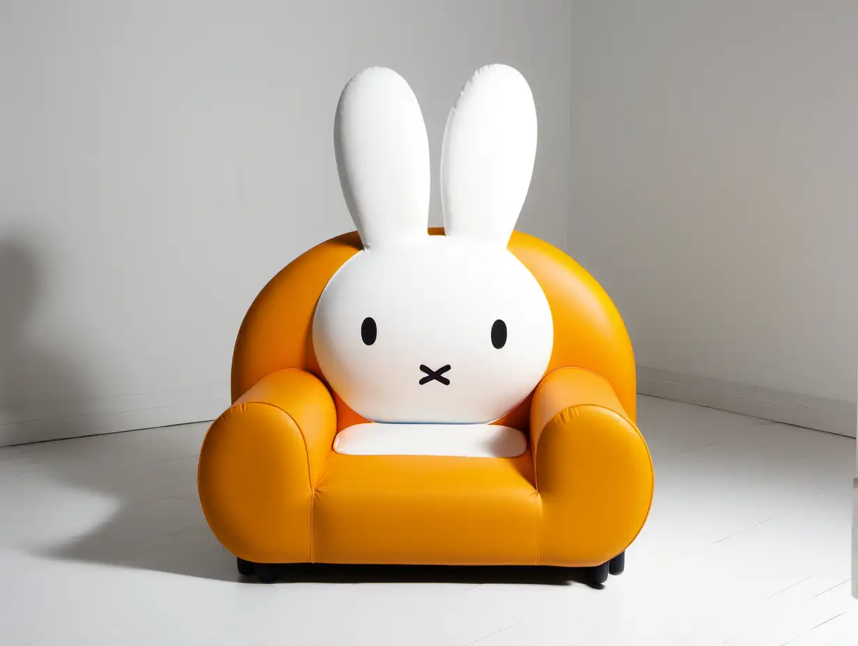 Adorable Miffy Single Child Seat Sofa for Playful and Comfortable Seating
