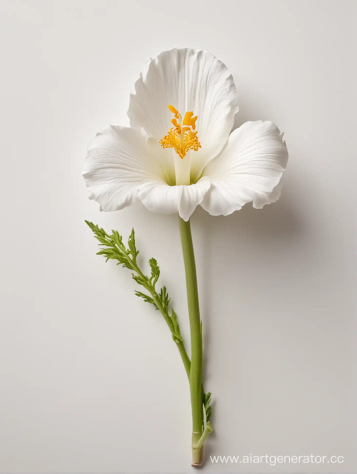 Amarnath flower on WHITE background