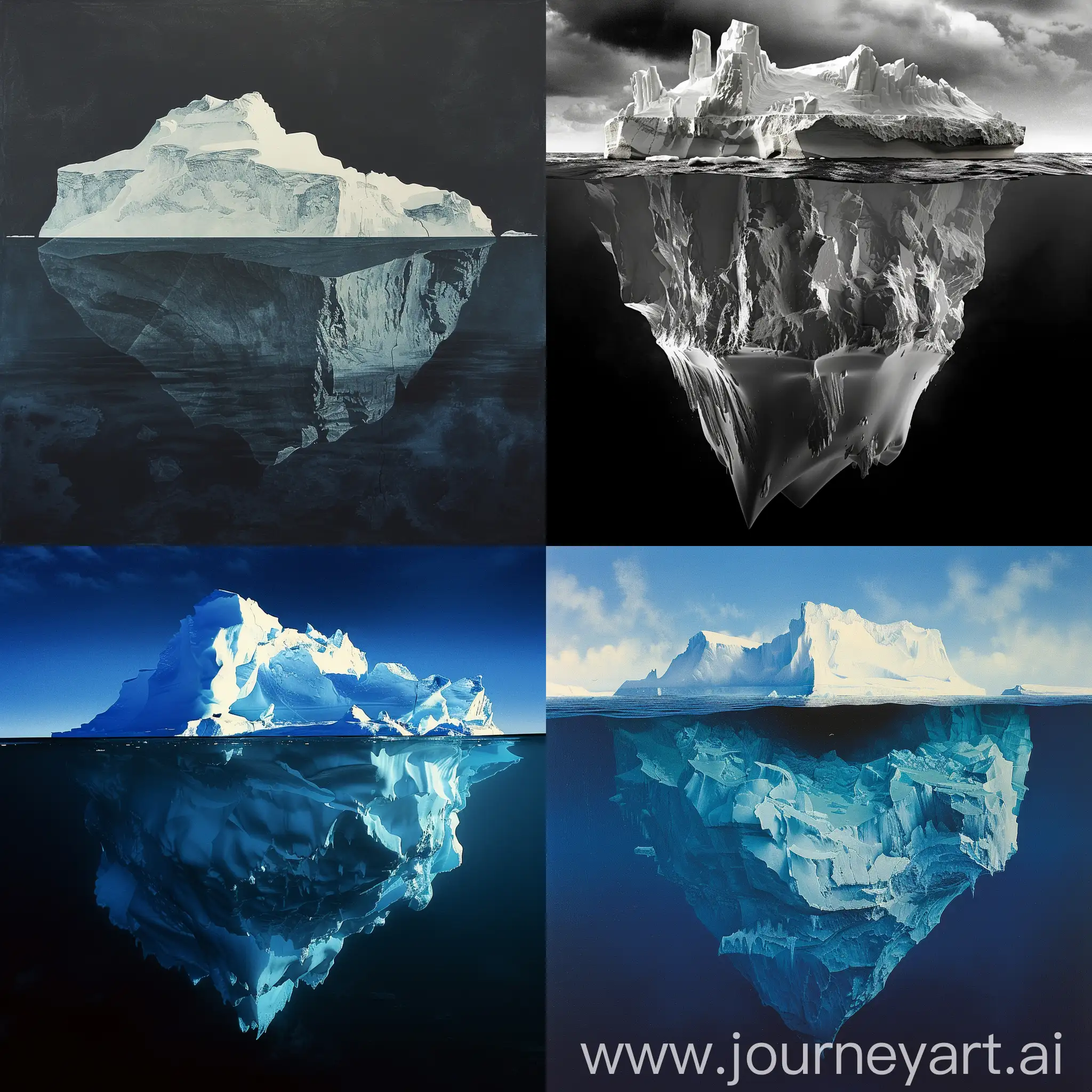 Majestic-Iceberg-Floating-in-Arctic-Waters