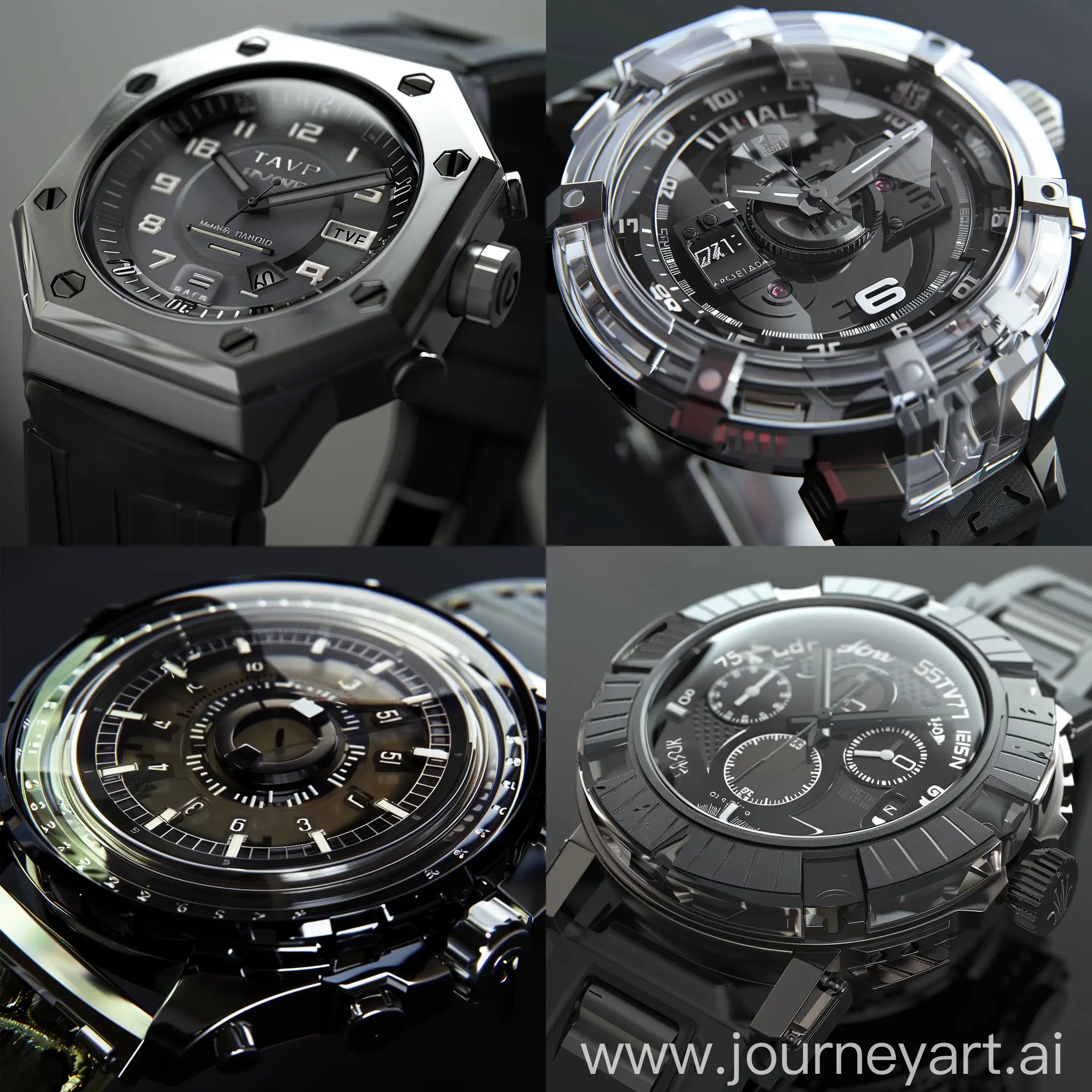 MilitaryStyle-Hyperrealistic-Titanium-Watch-Dial-with-Decimal-System-Digits