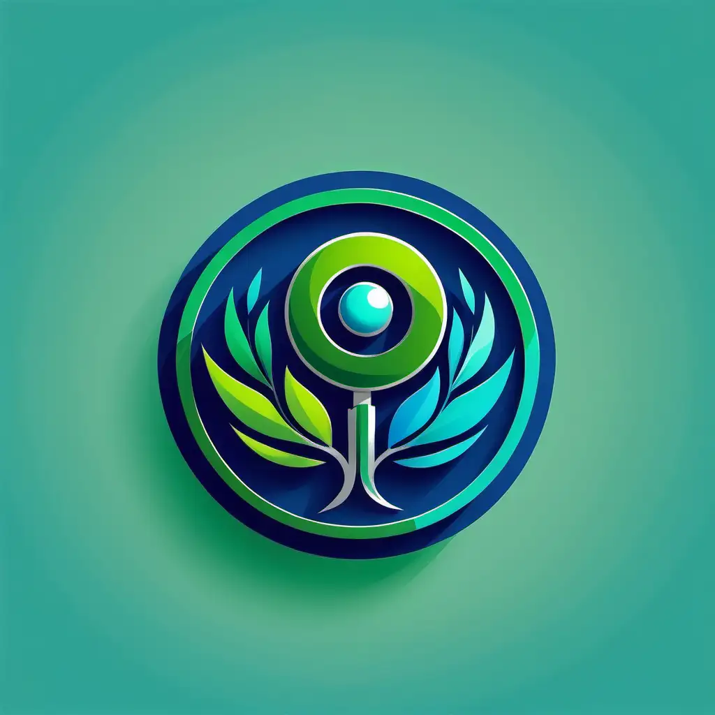 abstract eye king nature plant vision logo icon Stock Photo - Alamy