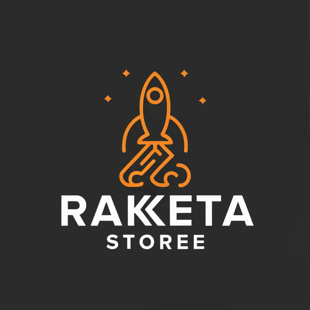 a logo design,with the text "Raketa Store", main symbol:Raketa Store,Moderate,be used in Finance industry,clear background