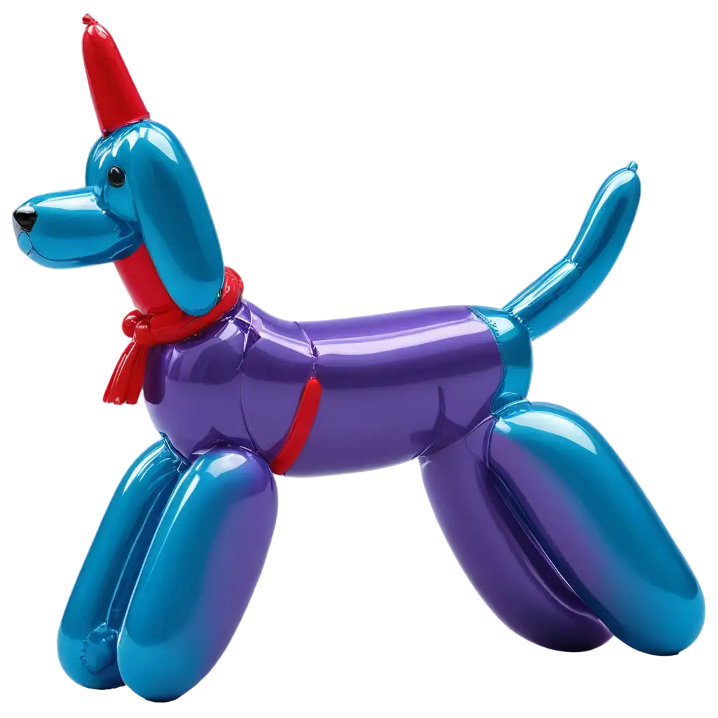 a balloon dog
