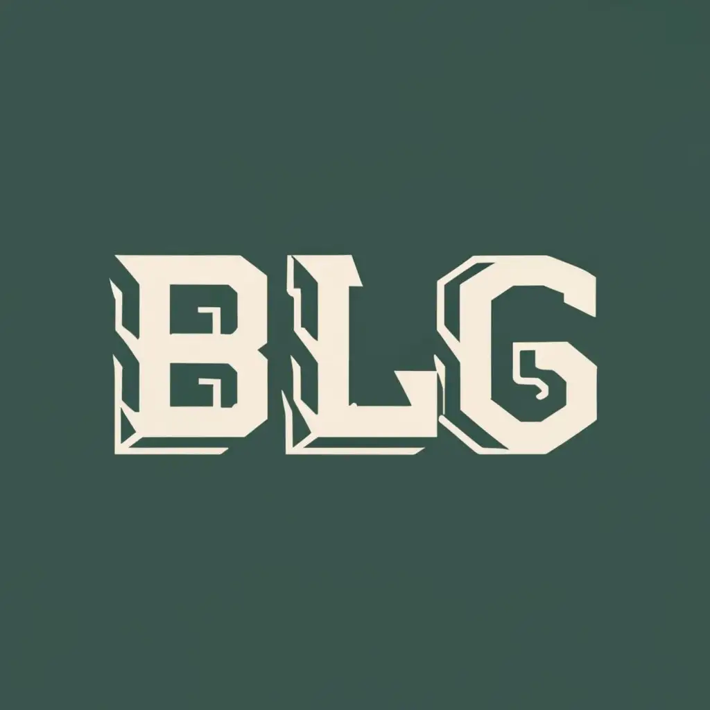 logo, TEXT, with the text "BLG", typography, be used in Sports Fitness industry