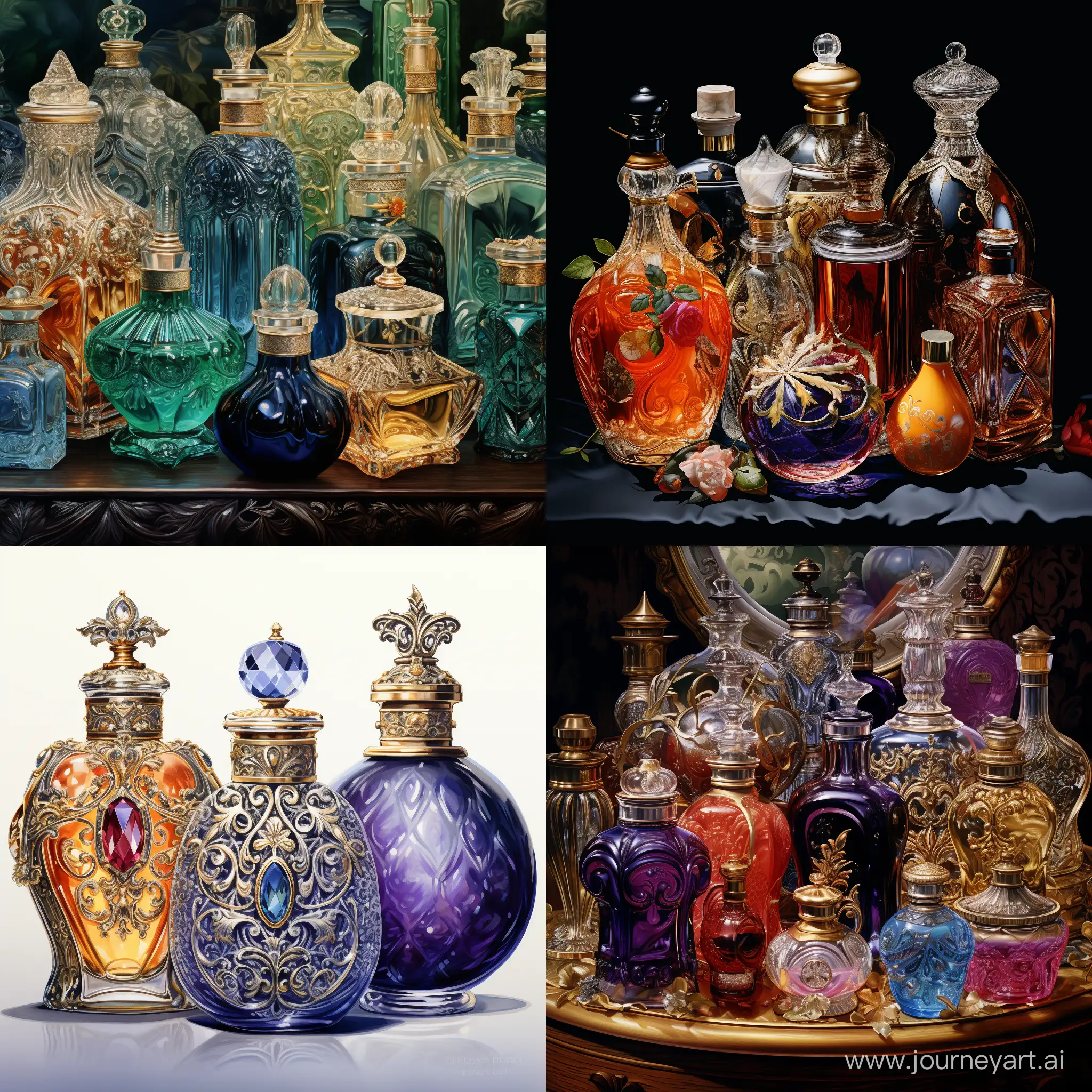 Exquisite-Realistic-Perfume-Bottles-Detailed-Aromas-in-Stunning-Art