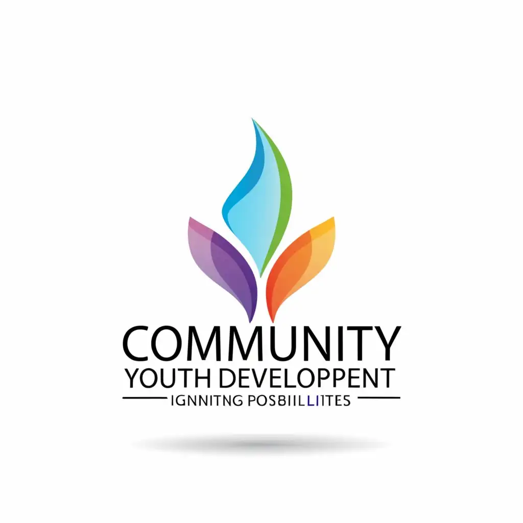 a logo design,with the text "Community Youth Development", main symbol:Igniting Possibilities,Moderate,be used in Nonprofit industry,clear background