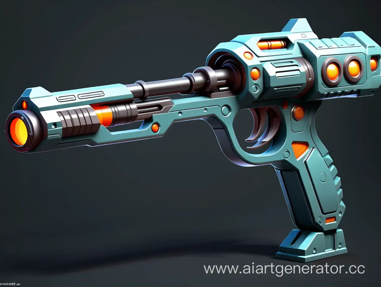 Futuristic-SciFi-Blaster-Weapon-in-Action