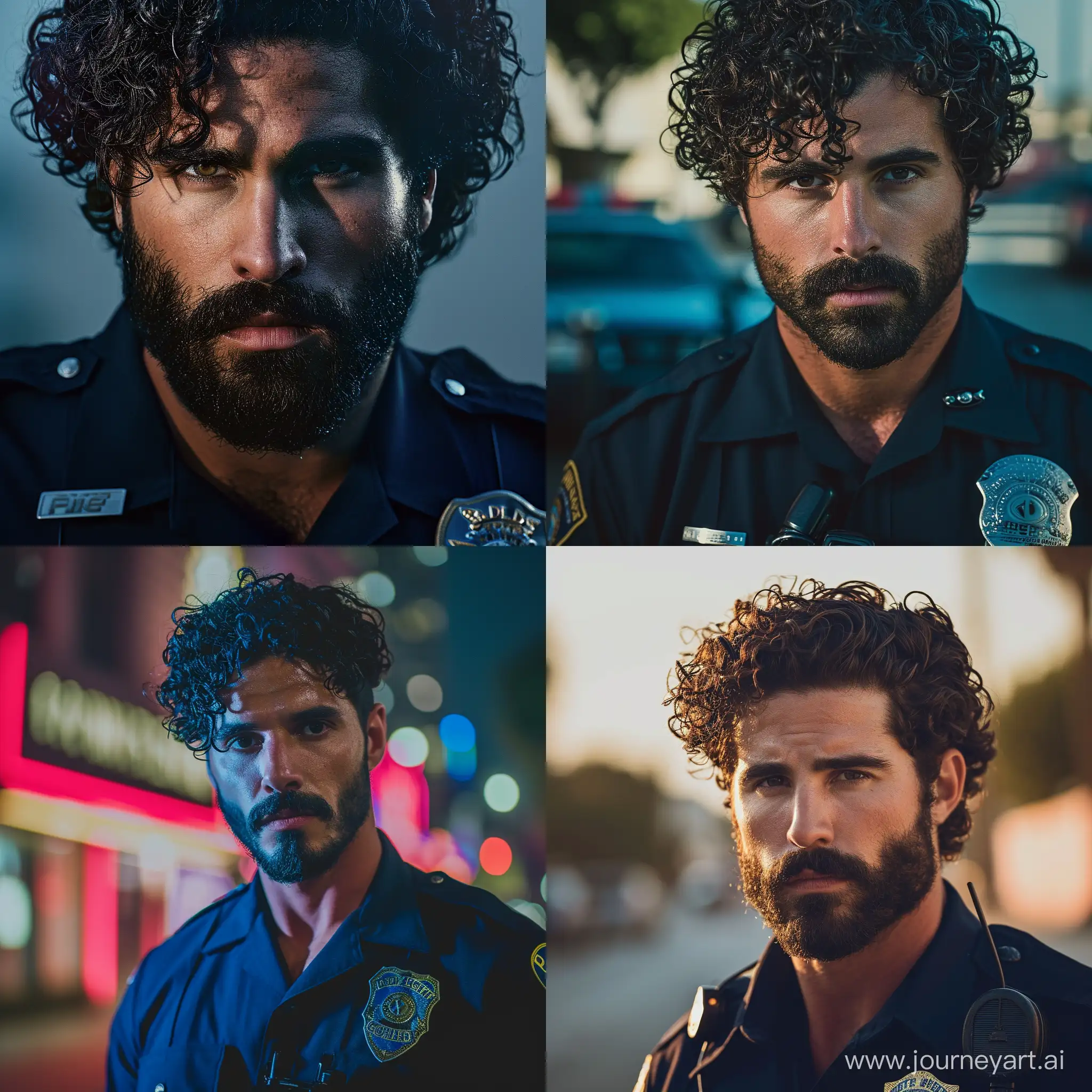 Stylish-Police-Officer-on-a-Crucial-Mission-in-Stunning-4K