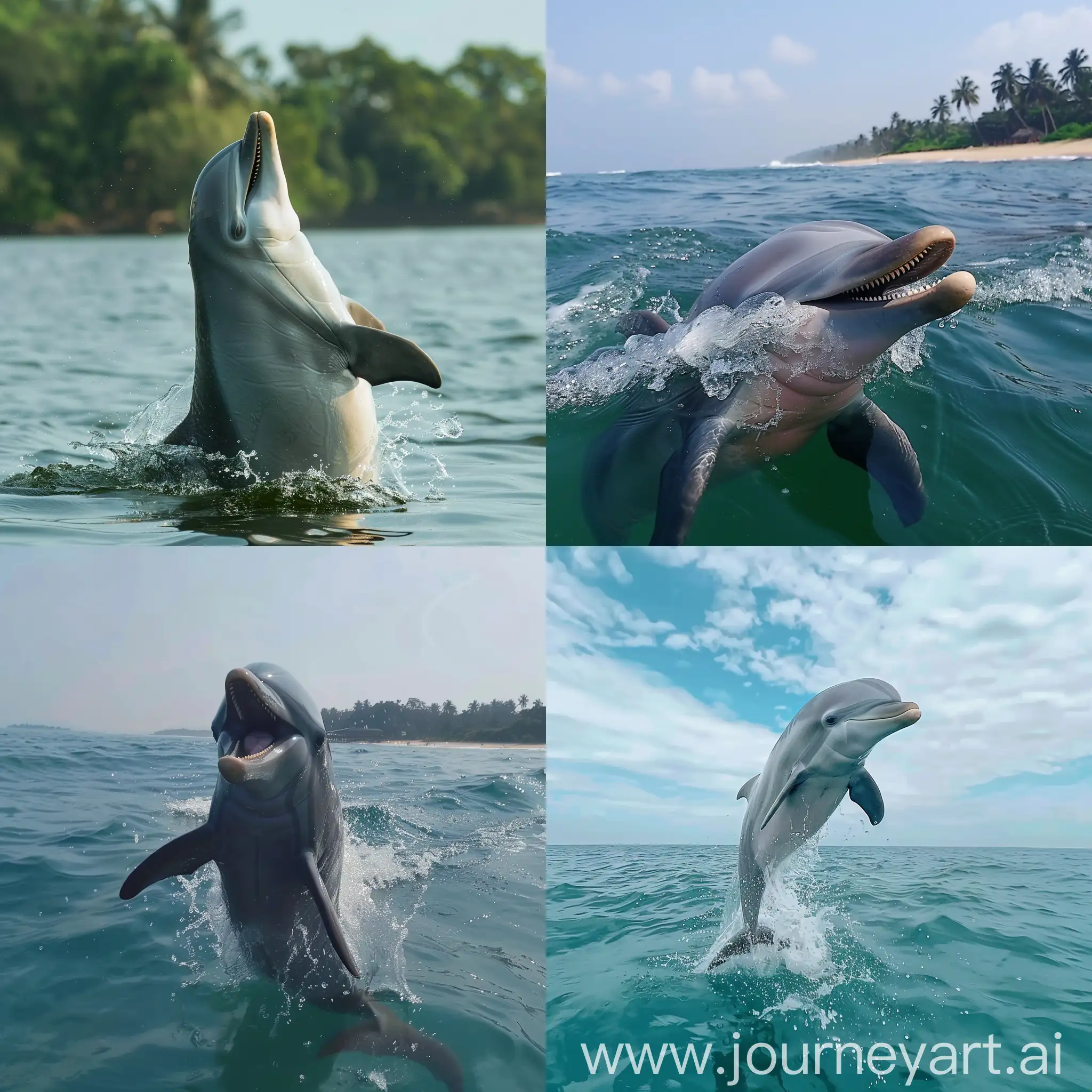 Realistic-Sri-Lanka-Island-Dolphin-Encounter-Art