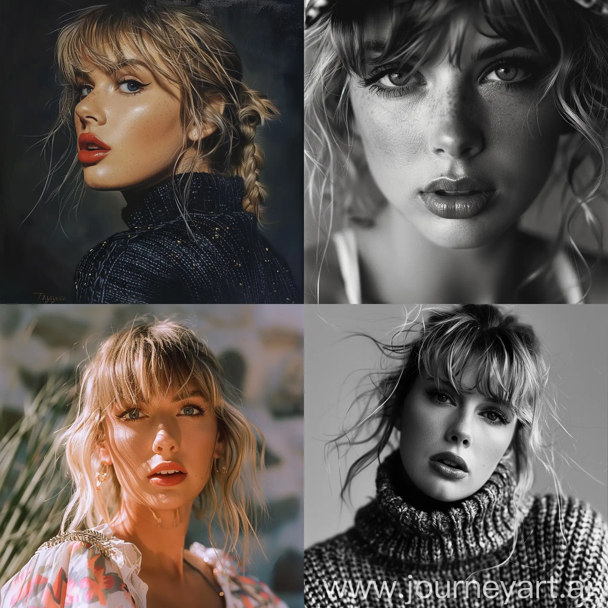 Taylor-Swift-Portrait-in-Square-Aspect-Ratio