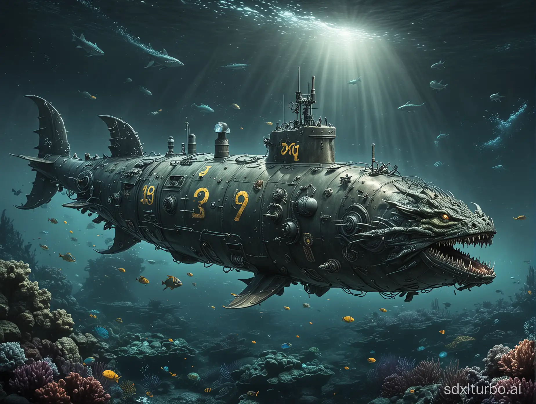 Dragon Number Submarine