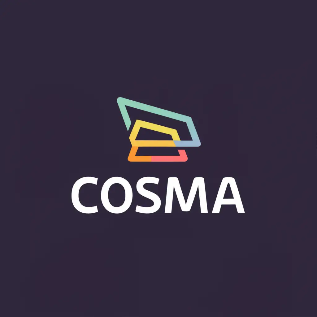 a logo design,with the text "cosma", main symbol:a comfortable chair,Moderate,be used in Automotive industry,clear background