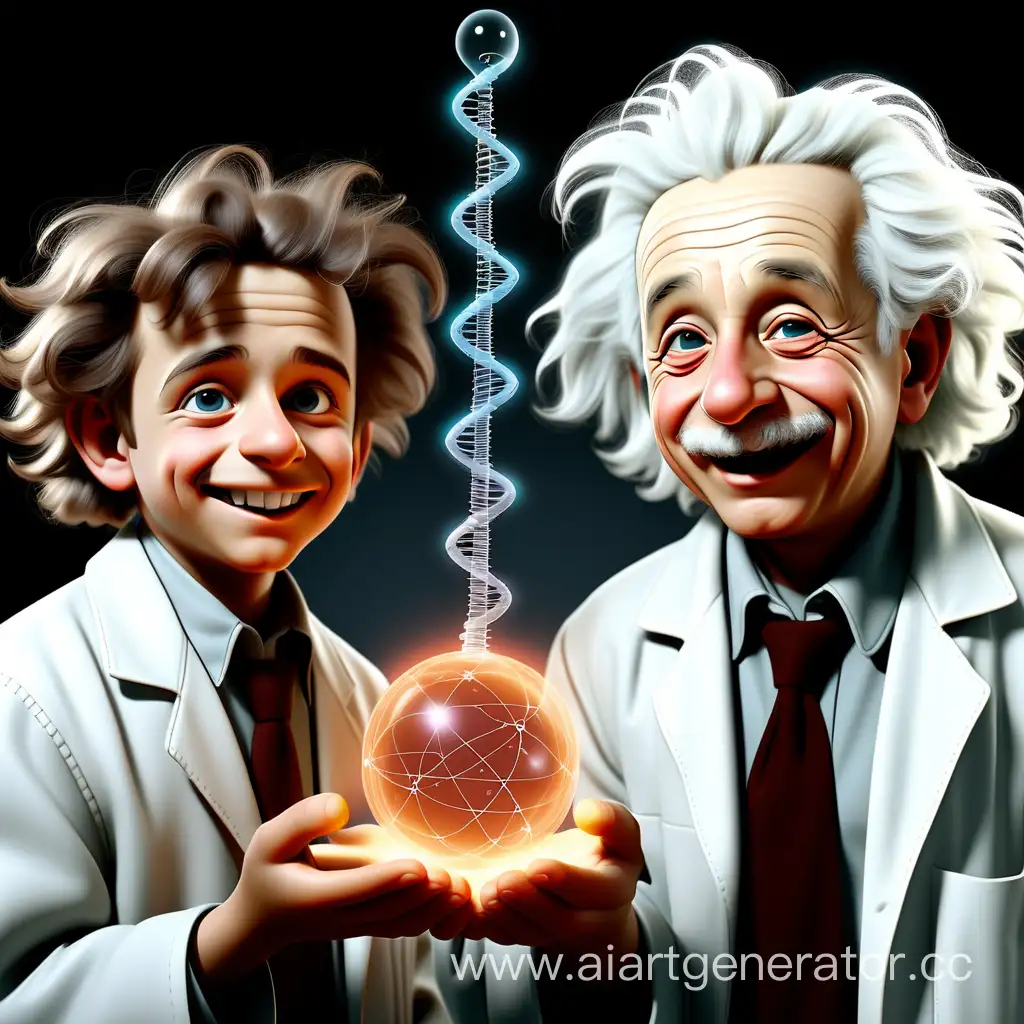 EinsteinInspired-Science-Students-Embrace-Friendship-and-Discovery-with-Smiles