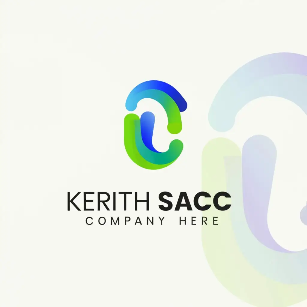 a logo design,with the text "KERITH SACCo", main symbol:a brook or river,complex,clear background