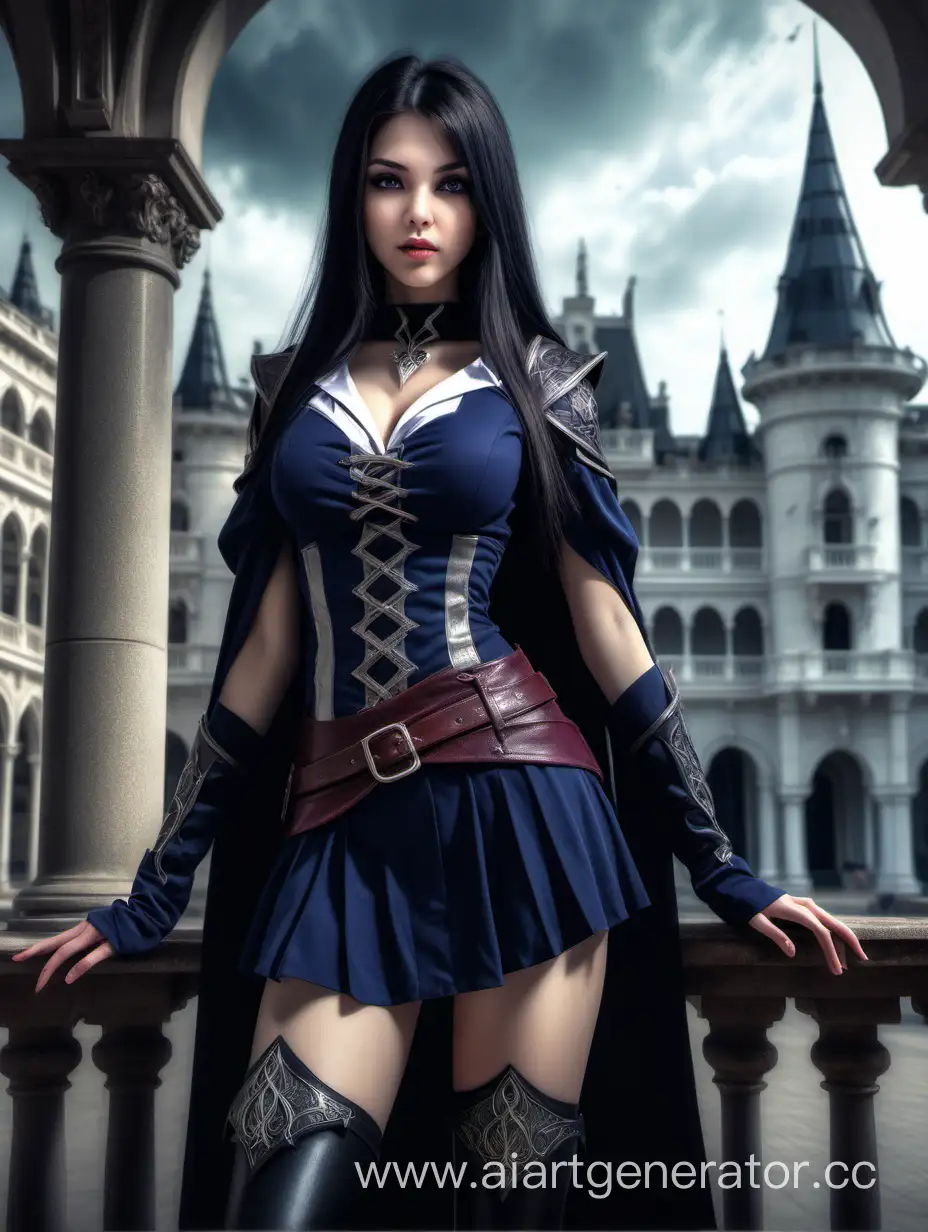 Sorceress-Teen-Adventurer-with-Long-Dark-Hair-against-Palace-Backdrop