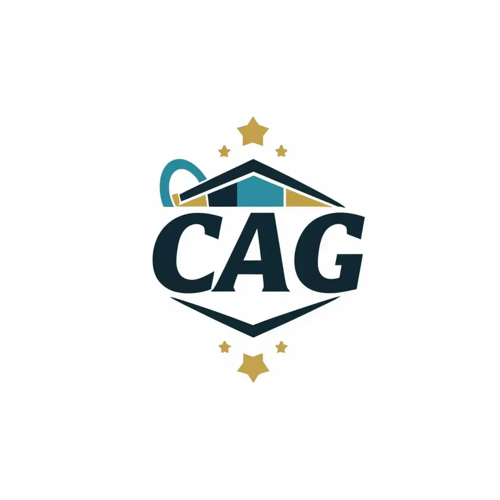 logo, products, with the text "CAG", typography, be used in Retail industry