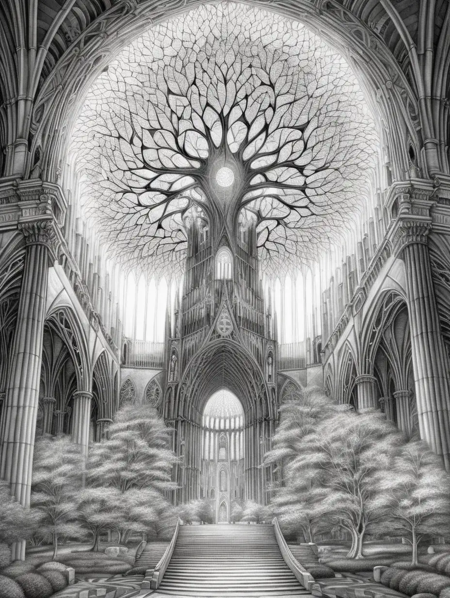 Sacred Spark of Consciousness A Vibrant Neural Cathedral