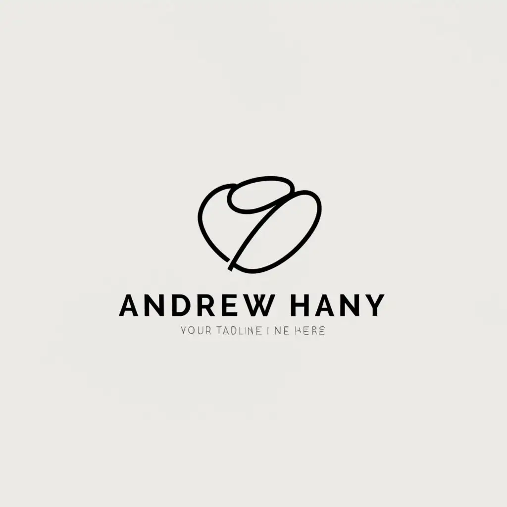 a logo design,with the text "Andrew Hany", main symbol:DR Andrew Hany signature in a modern simple represents the identity of a dentist,complex,be used in Medical Dental industry,clear background