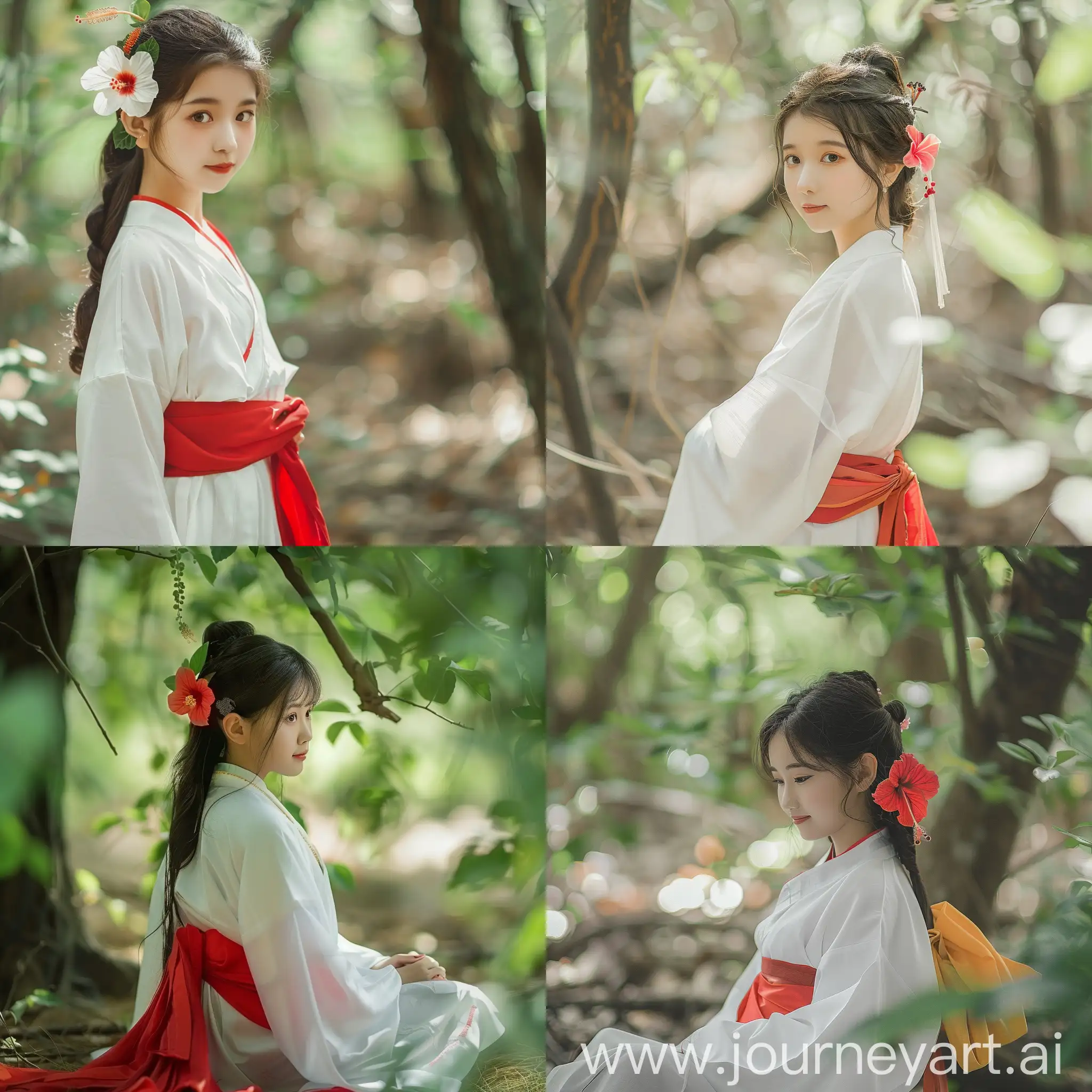 Elegant-HanfuClad-Girl-in-Mulberry-Forest-with-Hibiscus-Hairpiece