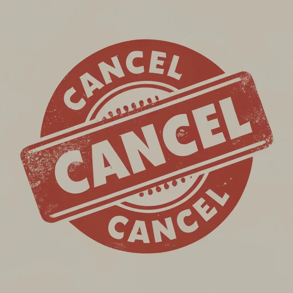 logo, Cancel, with the text "Cancel", typography