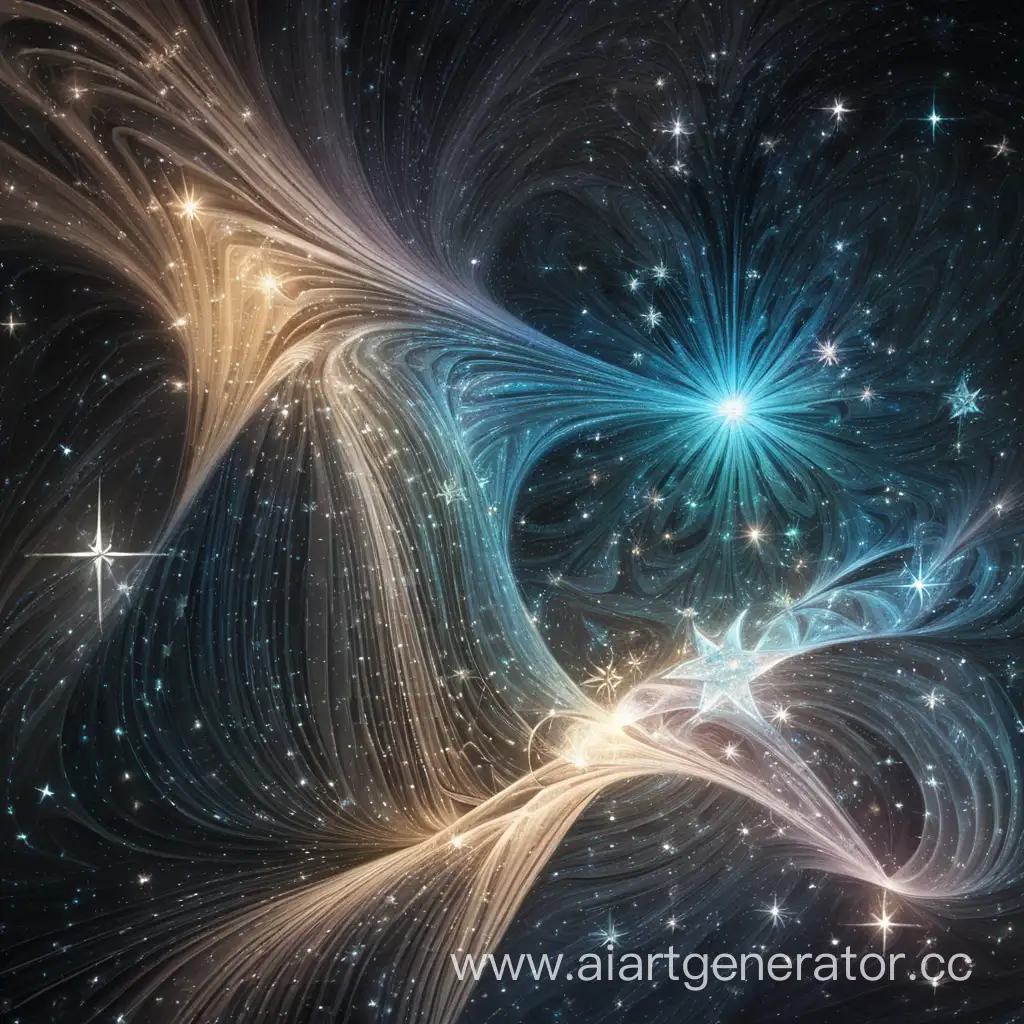 Abstraction, stars, magic, lines