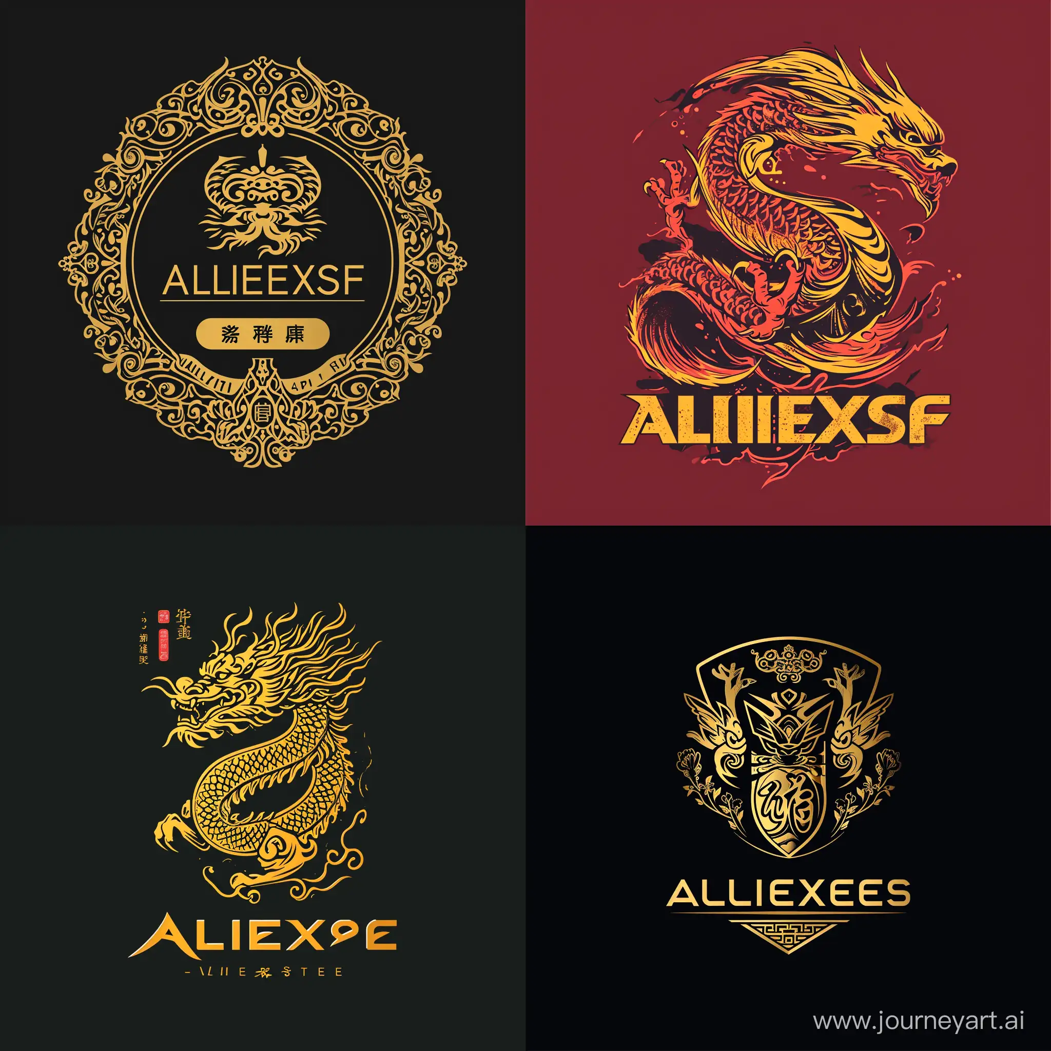 ALIEXPRESS-Logo-Emblem-with-iPhone-in-Chinese-Style-Aggressive-Vector-Design