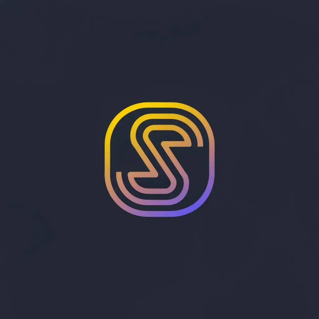 a logo design,with the text "Sonark", main symbol:S,Minimalistic,be used in Technology industry,clear background