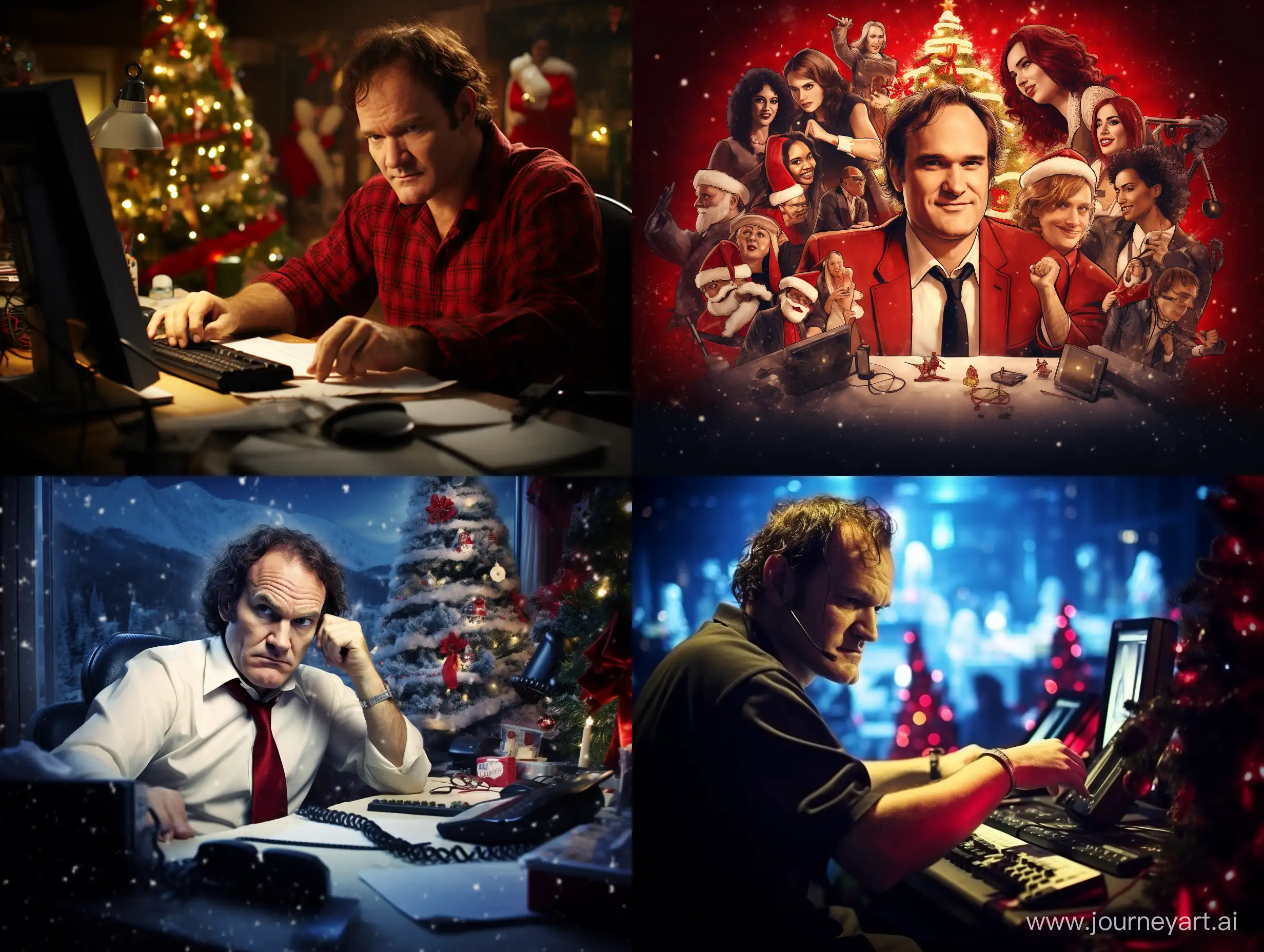 Merry Christmas Quentin Tarantino work on Call center 
