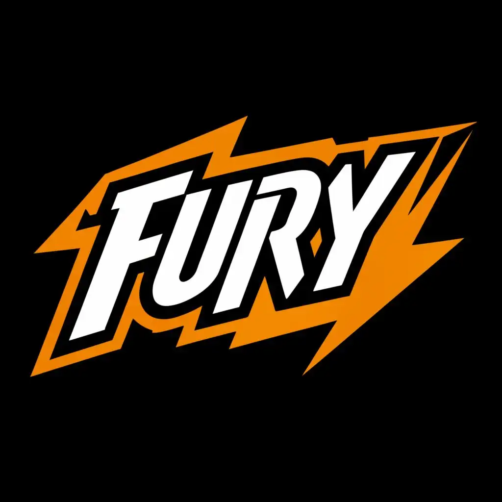 logo, Fury, with the text "Fury", typography