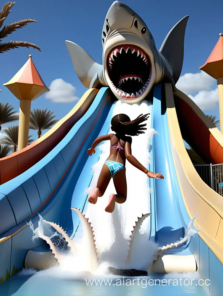 Thrilling-Leap-into-Shark-Pool-at-Faith-of-Leap-Water-Park-Atlantis