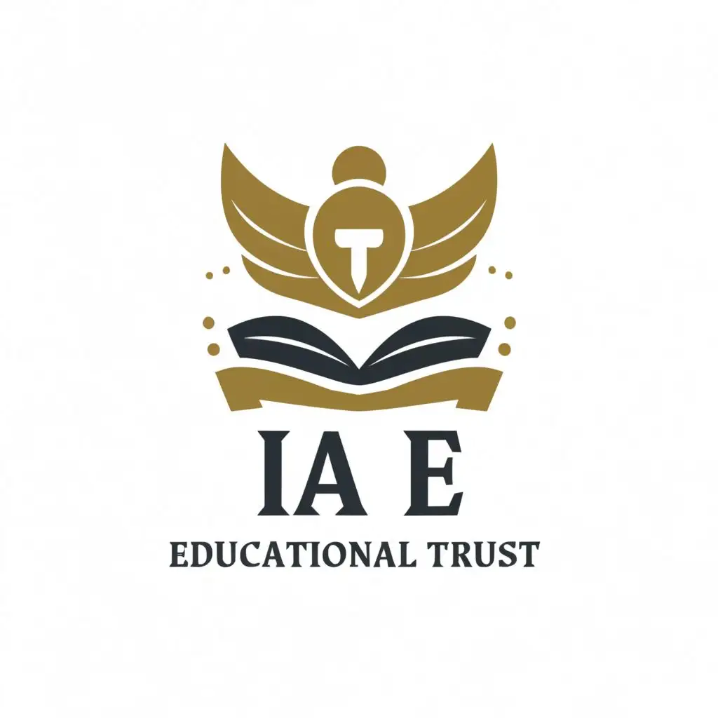 a logo design,with the text "Iae", main symbol:Unique educational truste
,complex,be used in Internet industry,clear background
