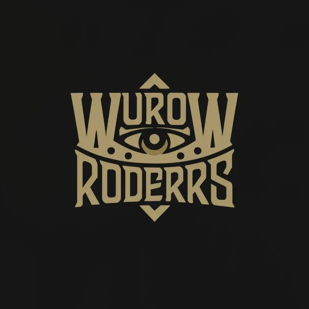 a logo design,with the text "WUROW , 
main symbol:dead,Moderate,clear background"
